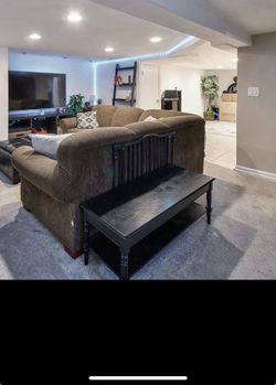 Black Wooden Coffee Table