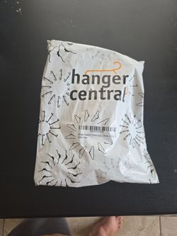 Hanger Central 12 Pack Pants Hangers Slim Plastic Clothes Hangers with Clips for Skirts, Shorts & Trousers – Non Slip Grip, Heavy Duty Space Saver wit
