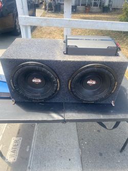 Speakers. 12 inches.
