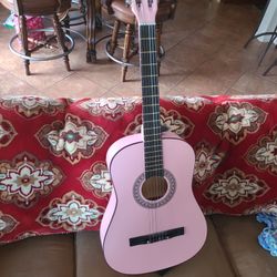 Kids Pink Guitar