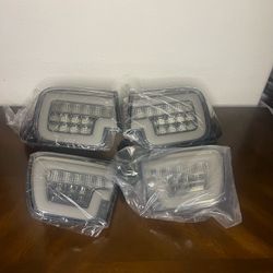 2013–2016 Chevrolet Malibu Rear LED Taillight Lamp Assembly, Black, 1 Set