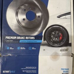 Rear Slotted Disc Rotor Ceramic Brake Pad For 2004 2005-2010 Toyota Sienna