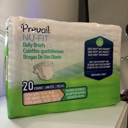 Prevail Nu-Fit Daily Briefs Size XL 20 Count