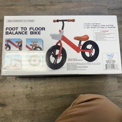 Dig-O 12" Red Balance Bike New