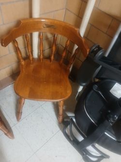 TWO BEAUTIFUL  MID CENTURY  WOOIDEN CHAIR