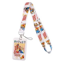 Disney - Winnie The Pooh - Story - ID Card Key Badge Lanyard Keychain Cardholder USB Holder