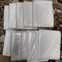 trash bag，$10 for 10 packs (32 Counts, White)