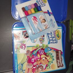 Color Free Markers Only Marks The Paper It Come With Which Is Two Doodle Books And Carring Case