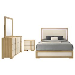 Modern 4-Piece Bedroom Set – Queen or King Size