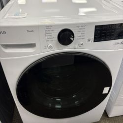 LG ThinQ Washer (White) | ($0 Down) | No Credit Needed
