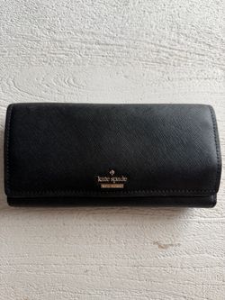 Kate Spade Trifold Wallet - Black