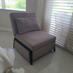 Fold Out Chair Convertible Futon Single Sofa bed 