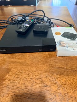 Sony Blu-ray/DVD Player + Avantree Bluetooth Audio Transmitter -?Like New - $75 OBO