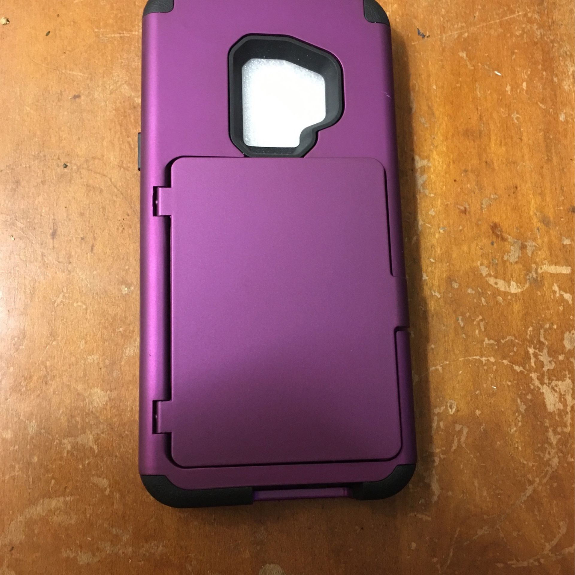 Samsung galaxy S9 purple with mirror