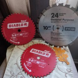 Saw  (2 Diablo 1 Ryobi) $35