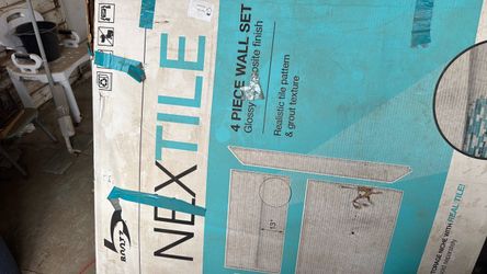 Nextile 4 piece shower wall