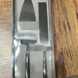 Brand New His And Hers Wedding Cake Cutting Set 