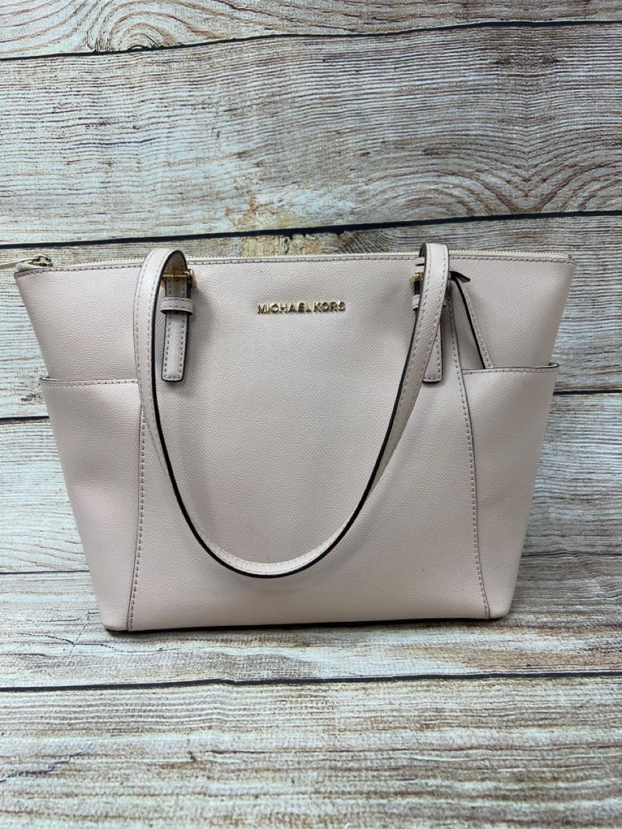 Michael Kors Jet Set Leather Tote – Soft Pink (A1G003972)