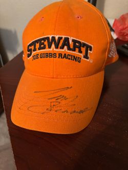 Tony Stewart signed racing hat
