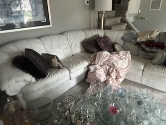 Leather sofa