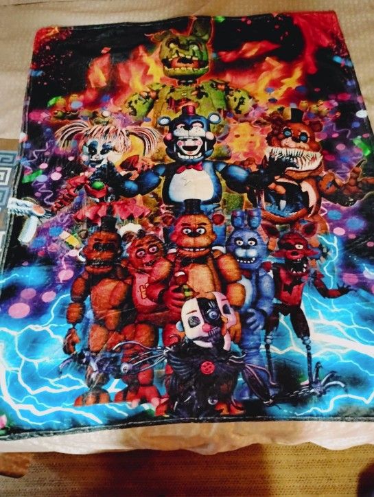 FNAF THROW BLANKET