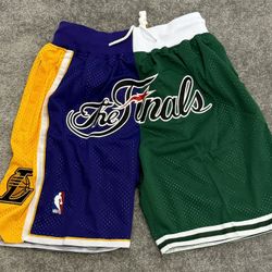 Lakers v Celtics Finals Shorts