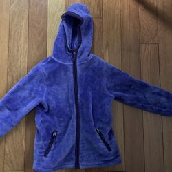 Small Purple Kids’ Fleece Hoodie