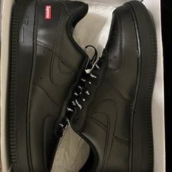 Black Af1s Supreme
