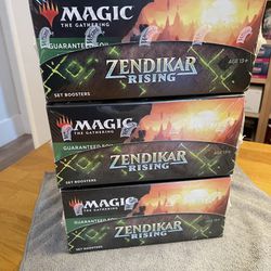 MTG Zendikar Rising Set Booster Box (30 Packs) SEALED - Magic The Gathering