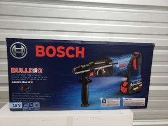 Bosch GBH18V-26DK24 18V EC Brushless SDS-plus Bulldog 1-inch Rotary Hammer CORE18V 8.0Ah Kit