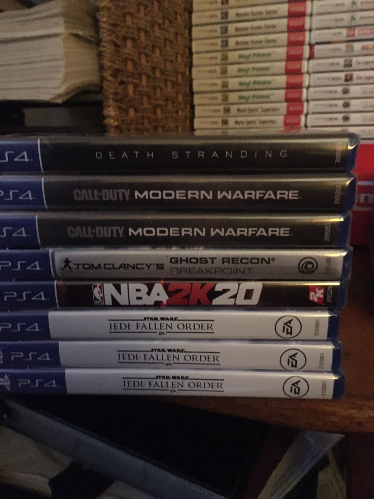 new ps4 games unopened
