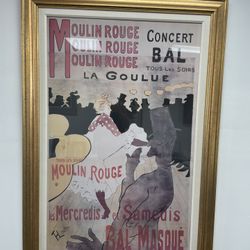 Moulin Rouge Art Framed 