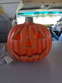 Plug in Halloween Pumpkin