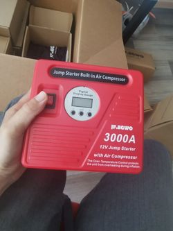 JF.EGWO Car Jump Starter with Air Compressor
