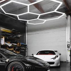 Hexagon Garage Light 5-Grids Ceiling/Wall Mount - Home Business Decor Lighting – Remodeling Needs