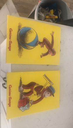Curious George pictures for sale from my kids room and kind of outgrew them
