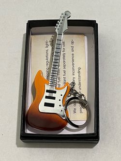 Mini Guitar Shape Lighter, Retro Guitar Lighter