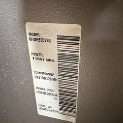 Samsung Refrigerator works good $150