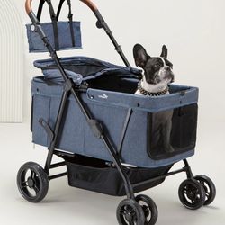 ONLY $85: Dog Stroller for Large & Medium Dogs (20–132 lbs),for 2 Small Dogs, Extra Large Heavy Duty
