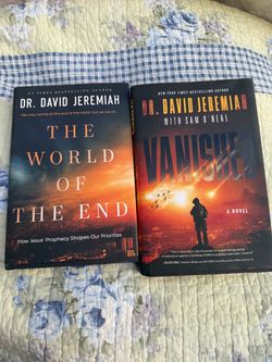 Two books by DR David Jeremiah The world of the End /Vanished