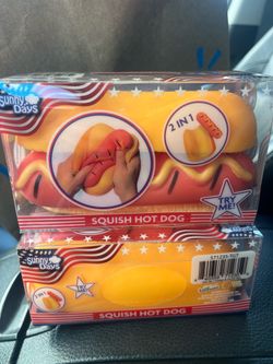 Sunny days hot dog squishy