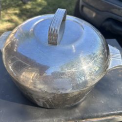 Wagner Ware Sidney O Magnalite 4248- P Dutch Oven Roaster 5 Qt Stockpot Round