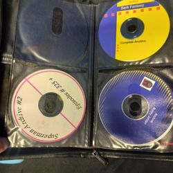 Leather Case Of Archived CDs 