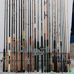 Variety Of Fishing Poles