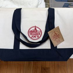 Trader Joe’s Reusable Tote Bag Large Size Grocery Bag 