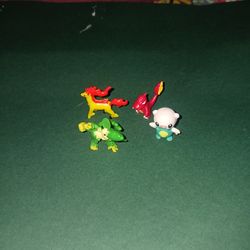 Vintage Pokemon miniature characters