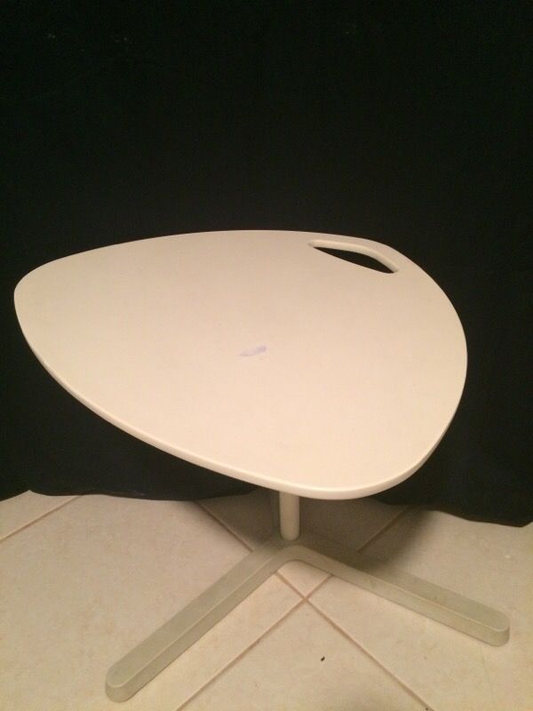 Ikea Dave White Laptop Stand Table For In Davie Fl Offerup Ikea Dave White Laptop Stand Table