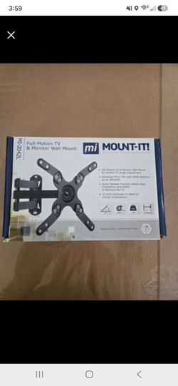 Full -Motion TV & Monitor Wall Mount 
Brand new, universal fit to TV up to 47 Inch