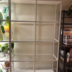 Vittsjo 4 Tier Shelving unit Glass Shelves White