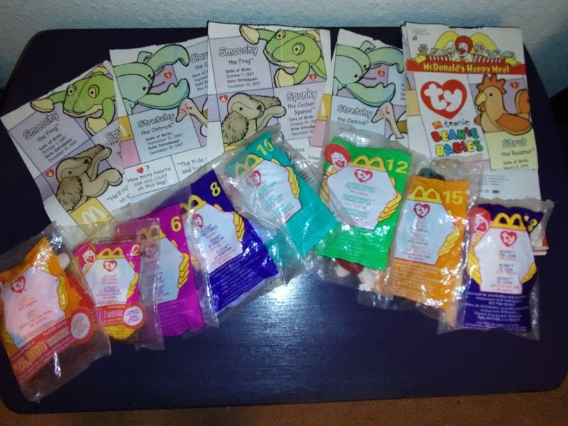 Ty Beanie Baby Happy Meal Toys